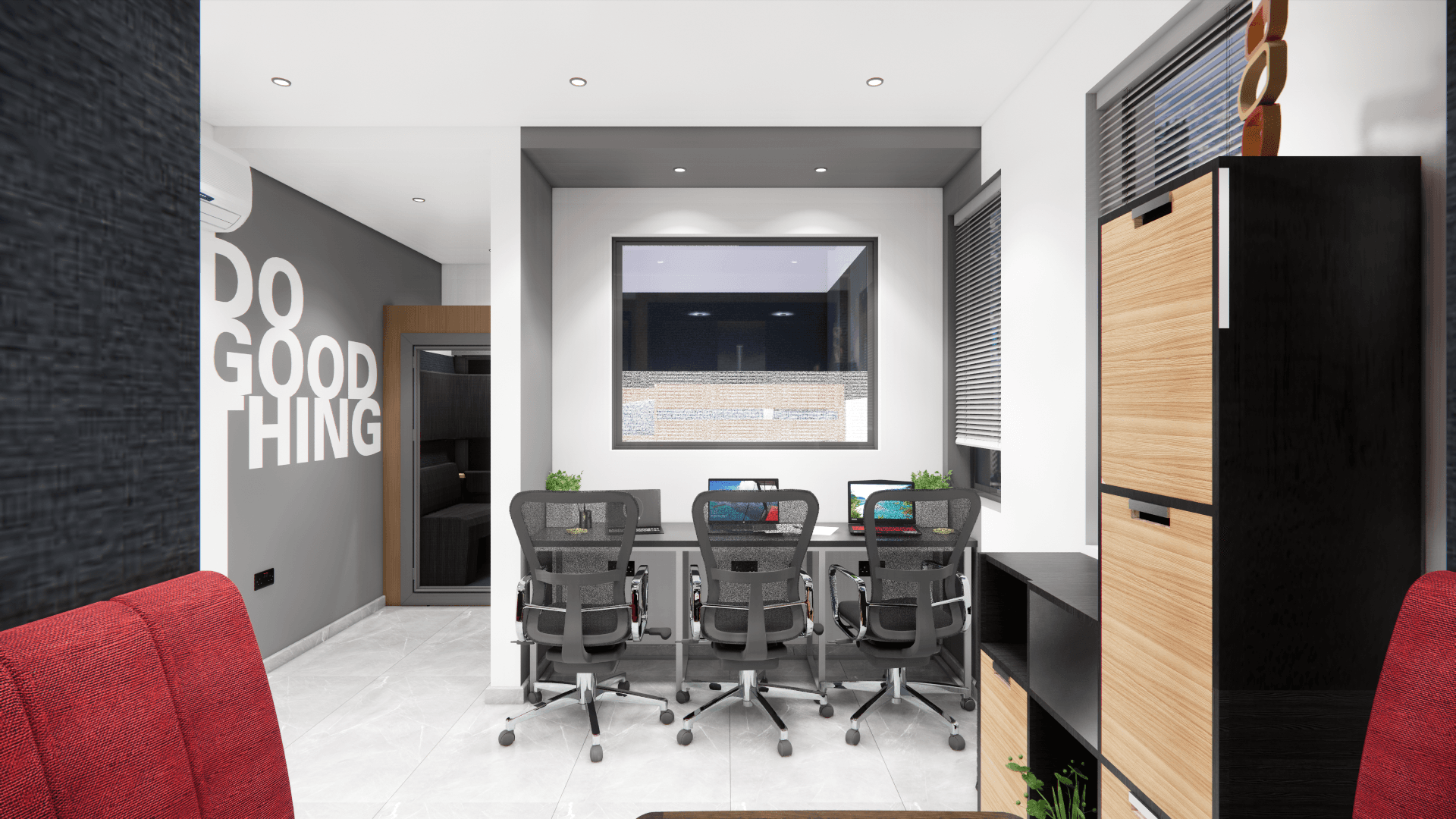 Oga Dentist modern dental clinic interior — healthcare interior design in Lagos by X35 Projects