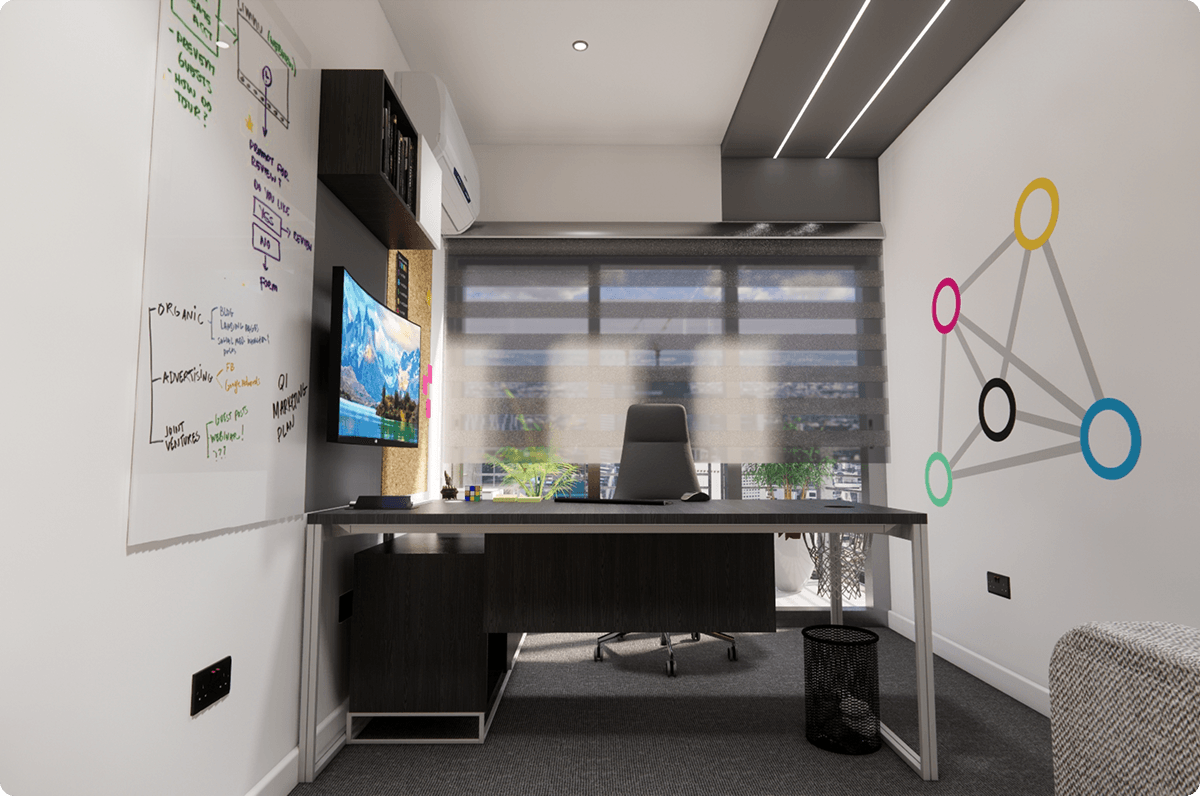 Oga Dentist modern dental clinic interior — healthcare interior design in Lagos by X35 Projects