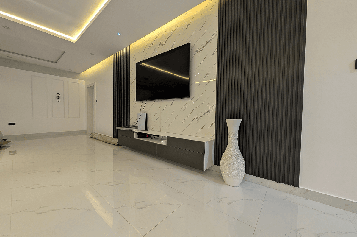 Rob's Place minimalist interior renovation — modern residential redesign in Nigeria by X35 Projects